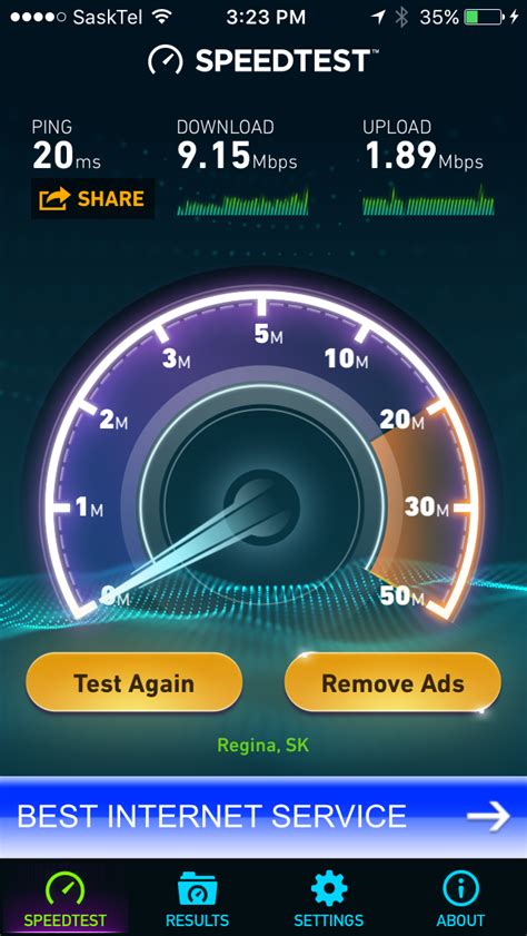 pingtest ookla
